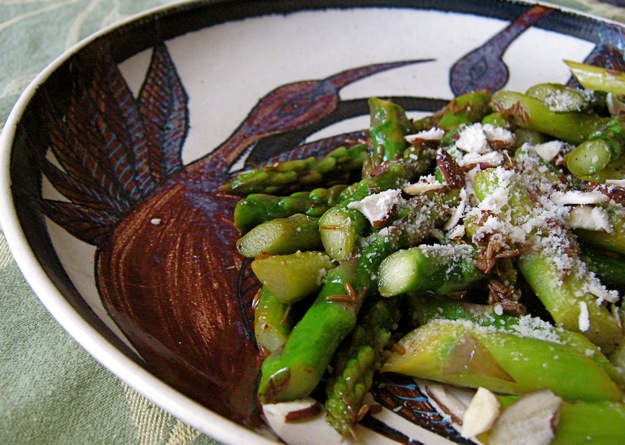Asparagus with Ginger and Cumin