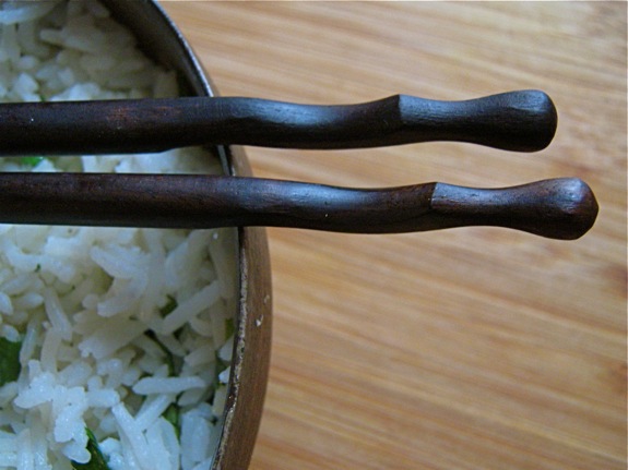 Coconut Lime Ginger Rice (revisited)