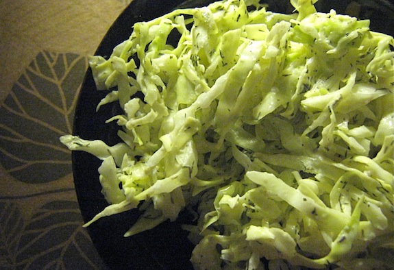 Cabbage Horseradish Slaw